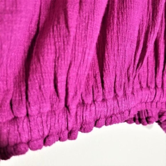 NWOT Free People Cora Lee Pink Off Shoulder Top - Picture 8 of 8